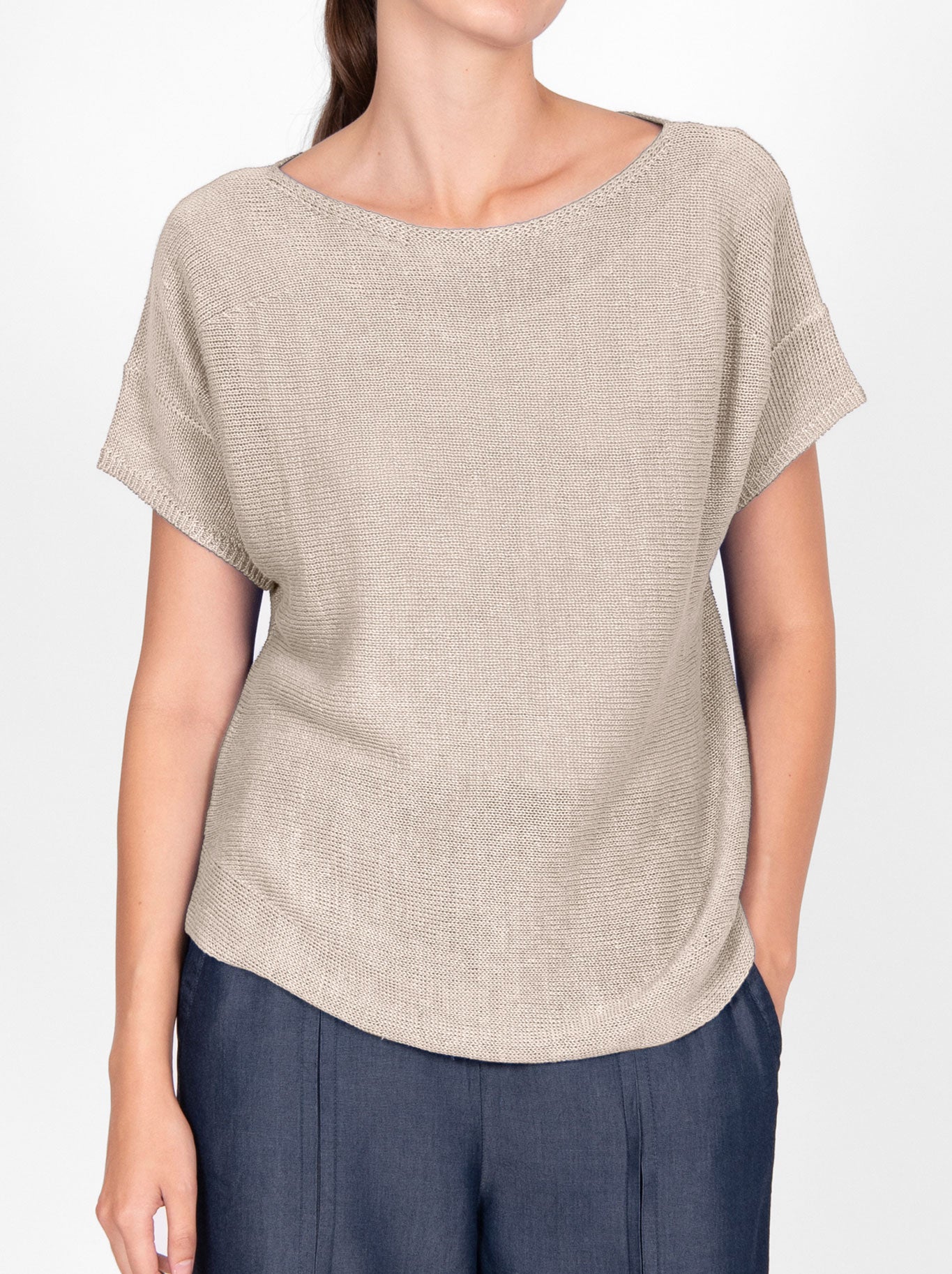 BRIDGE & LORD HORIZONTAL KNIT TOP