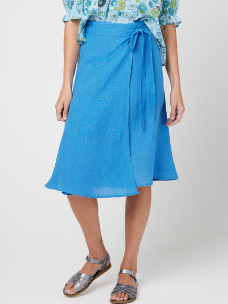 Gap 1969 denim wrap skirt top