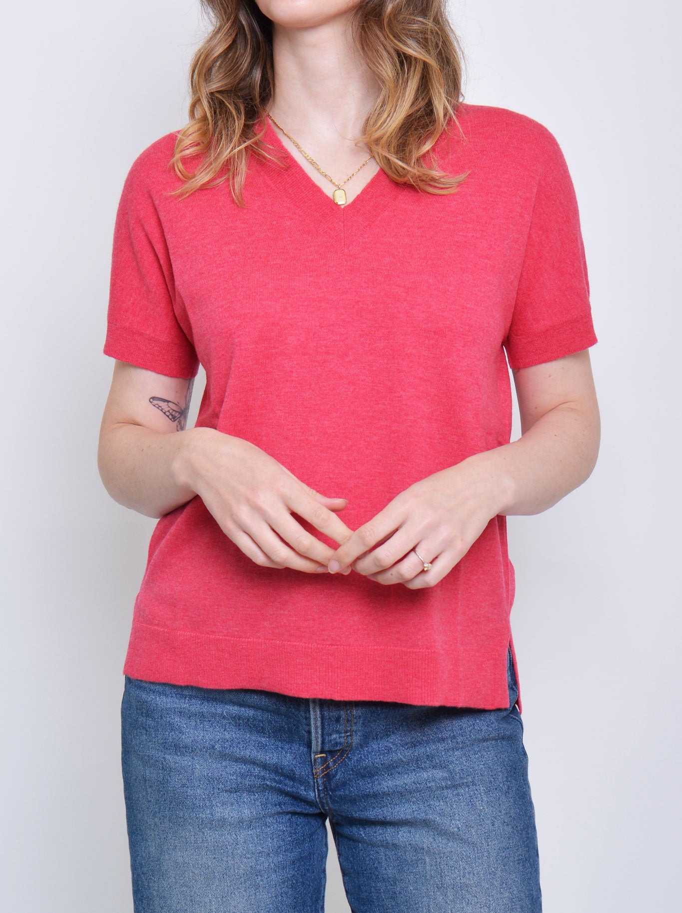 JAMES MELBOURNE VEE NECK VEST