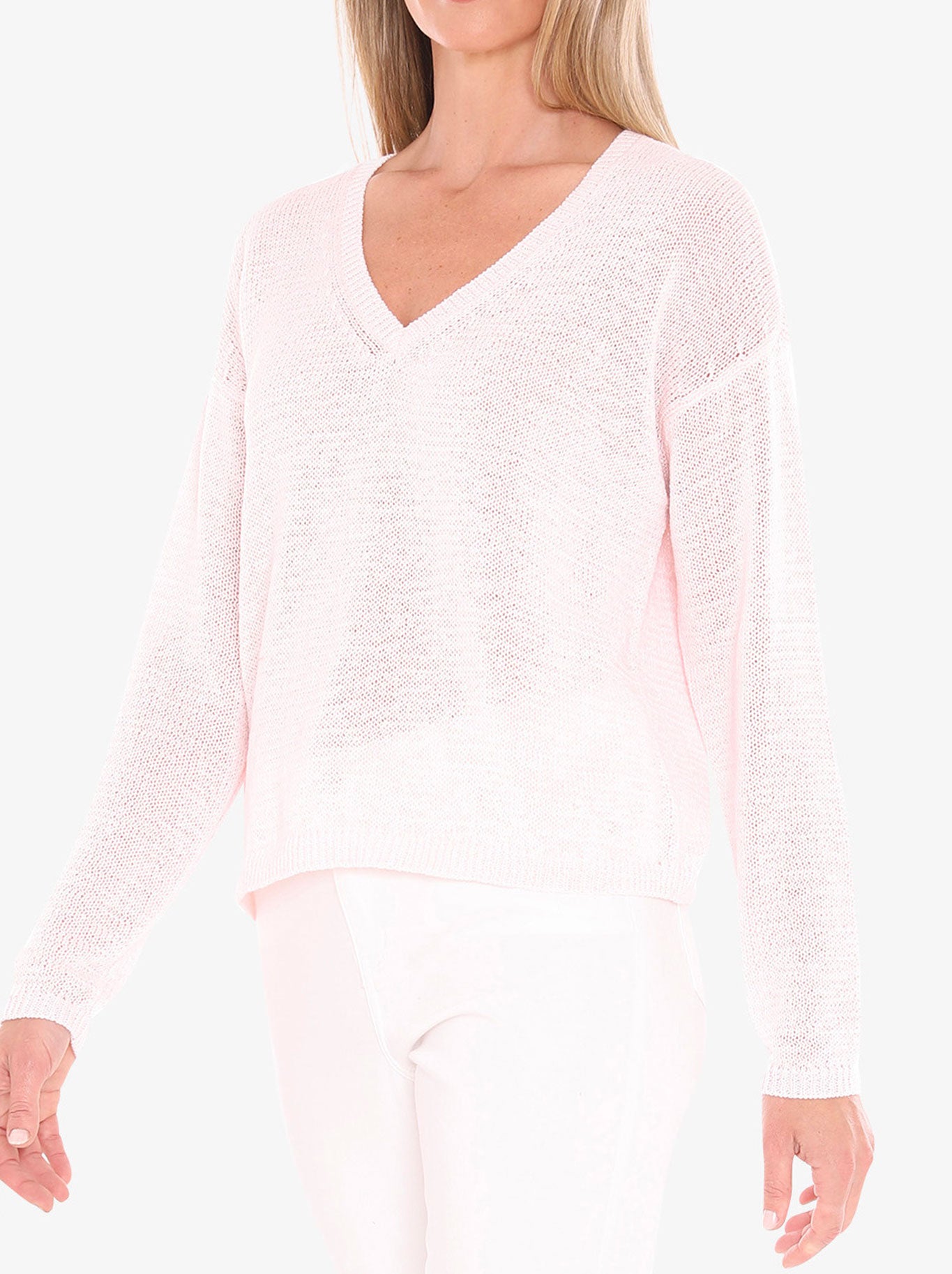JUMP V NECK TAPE PULLOVER