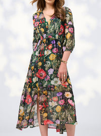 LOOBIE'S STORY LOOKING GLASS MIDI DRESS