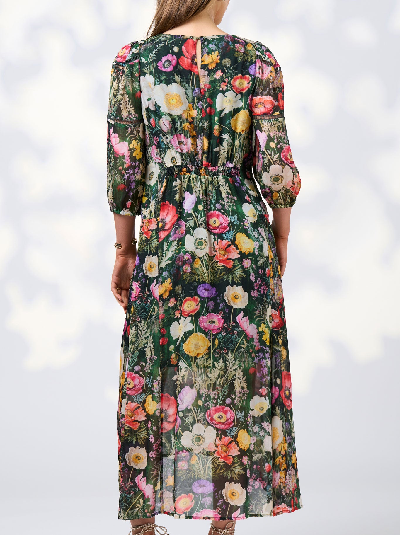 LOOBIE'S STORY LOOKING GLASS MIDI DRESS