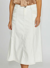 NEW LONDON KENLEY MIDI SKIRT