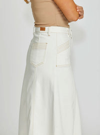 NEW LONDON KENLEY MIDI SKIRT