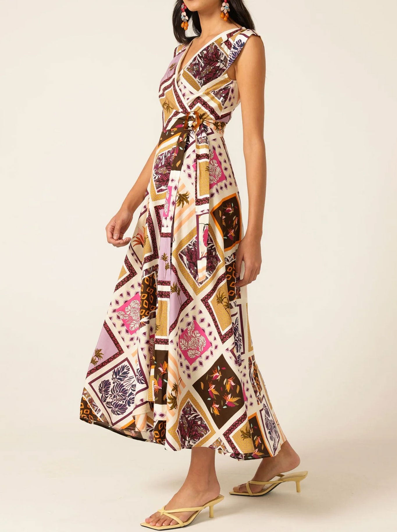 SACHA DRAKE SUNSET CHASE WRAP DRESS