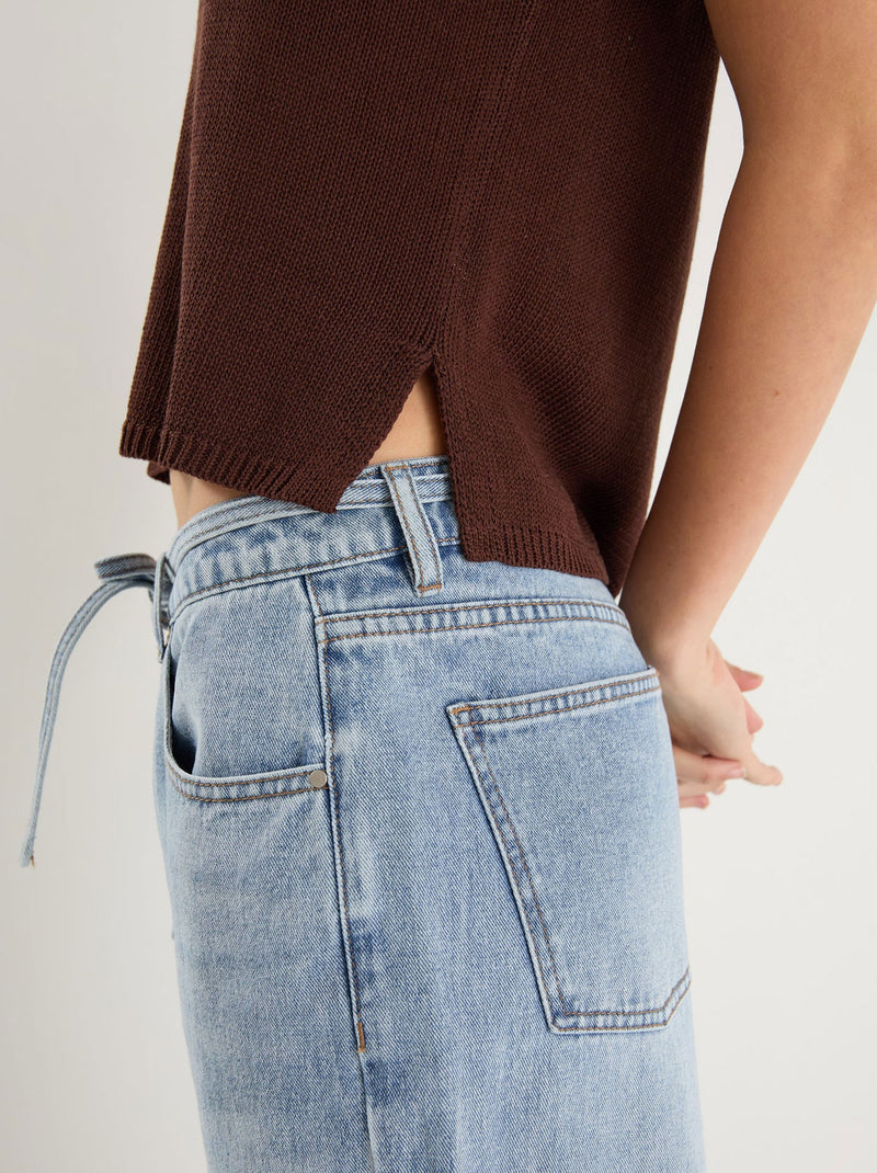 AMONG THE BRAVE SALUTE KNIT TANK TOP