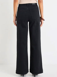 AMONG THE BRAVE ZOEY HIGH RISE WIDE LEG JEAN