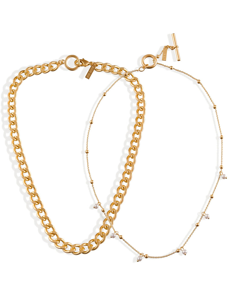 BLING BAR COLOMBINA NECKLACE SET