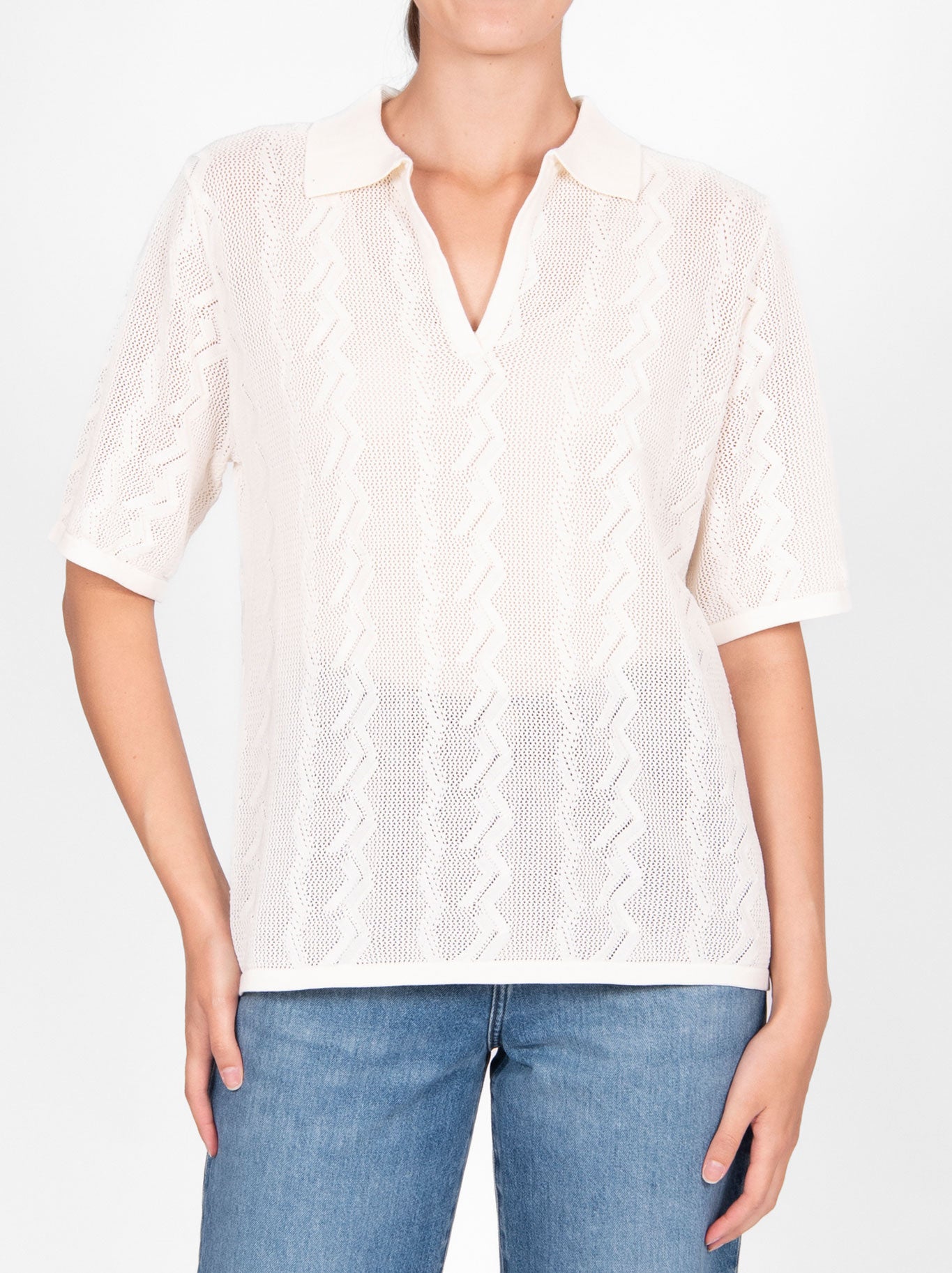 BRIDGE & LORD BREEZY POINTELLE  POLO