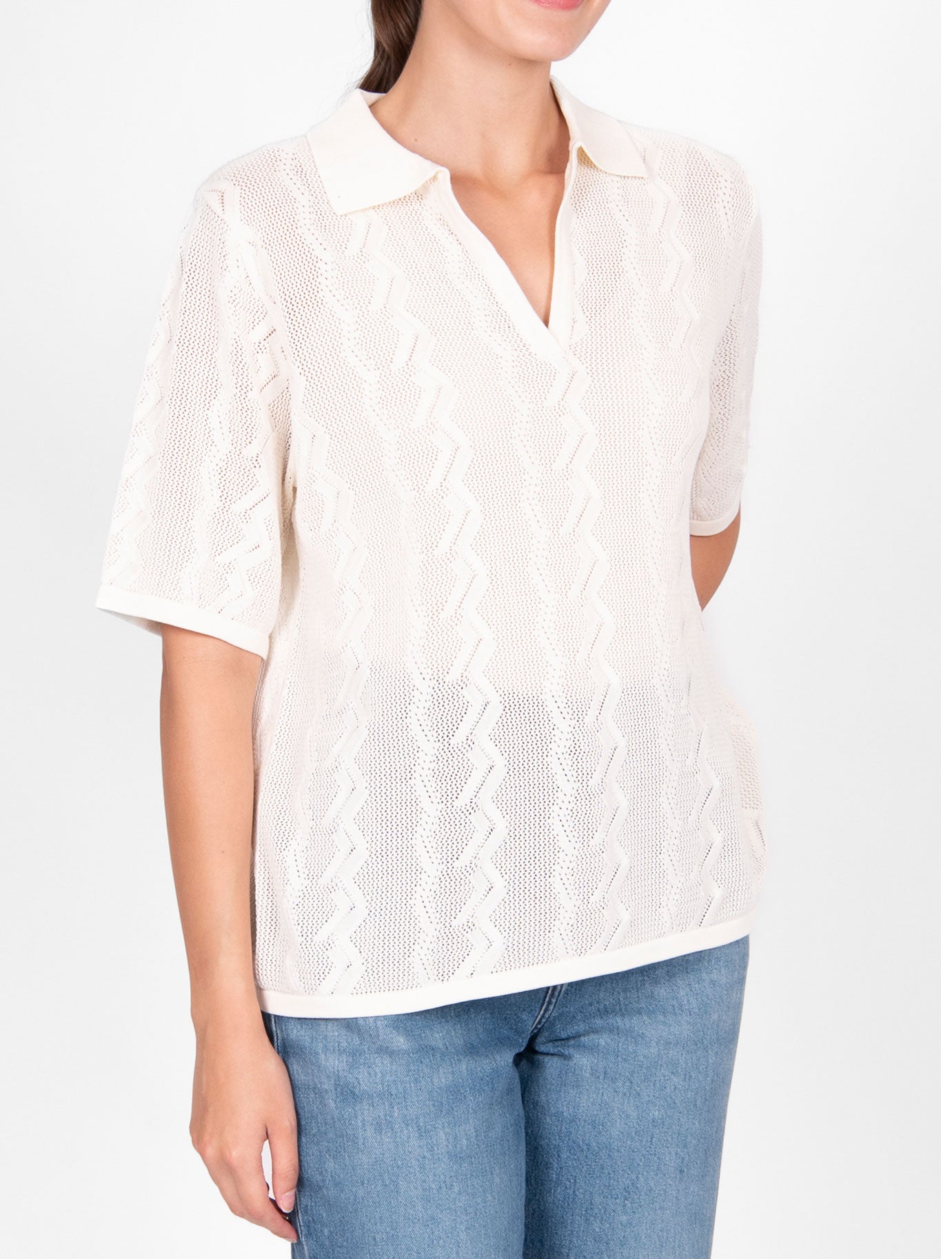 BRIDGE & LORD BREEZY POINTELLE  POLO