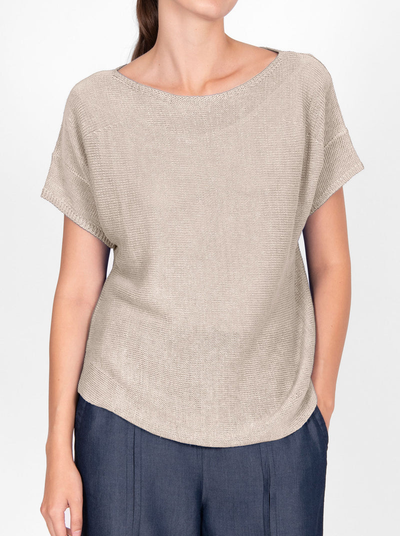 BRIDGE & LORD HORIZONTAL KNIT TOP