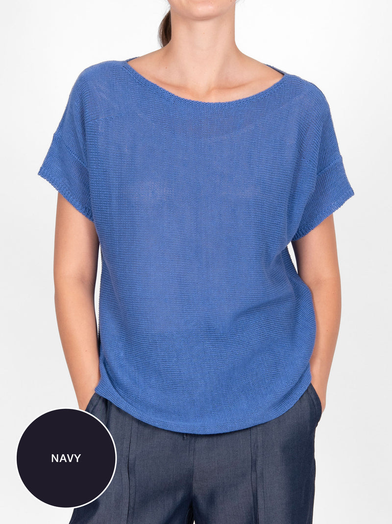 BRIDGE & LORD HORIZONTAL KNIT TOP