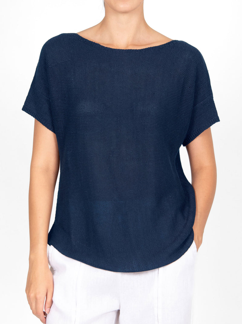 BRIDGE & LORD HORIZONTAL KNIT TOP