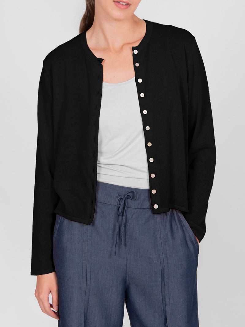 BRIDGE & LORD CURVED HEM CARDI