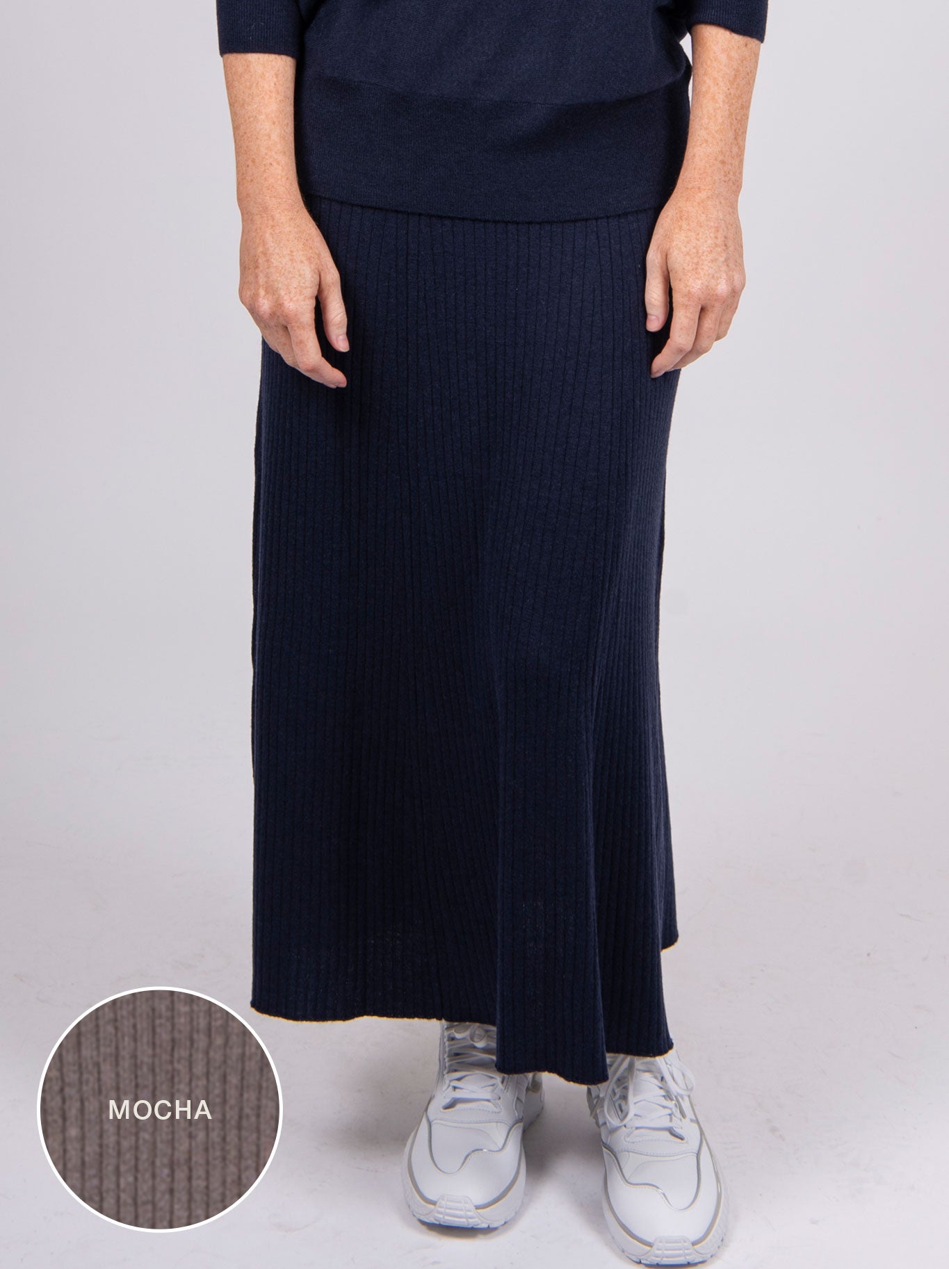 BRIDGE & LORD FLARED HEM SKIRT