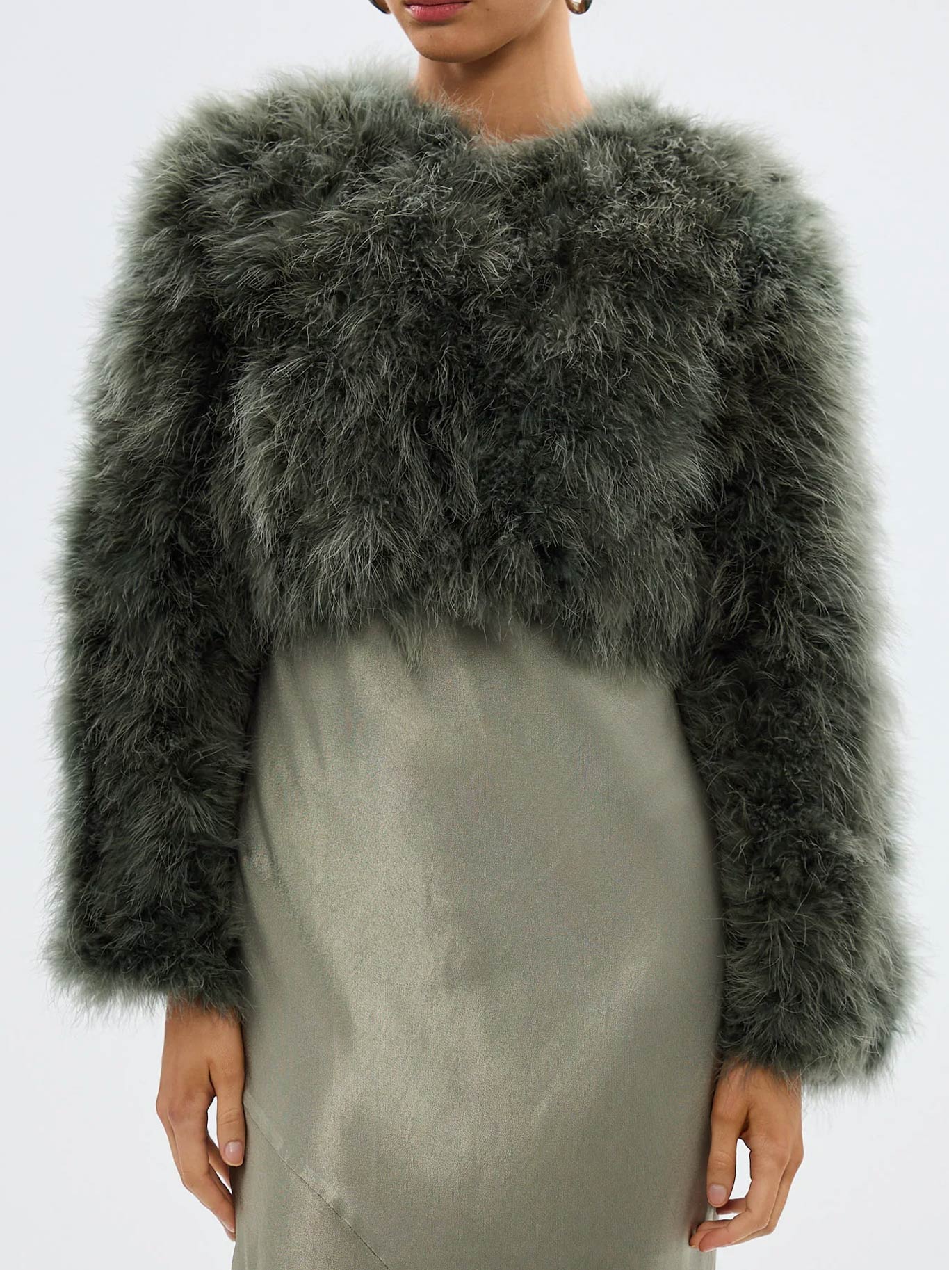 BÜBISH MANHATTAN FEATHER CROP JACKET