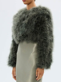 BÜBISH MANHATTAN FEATHER CROP JACKET