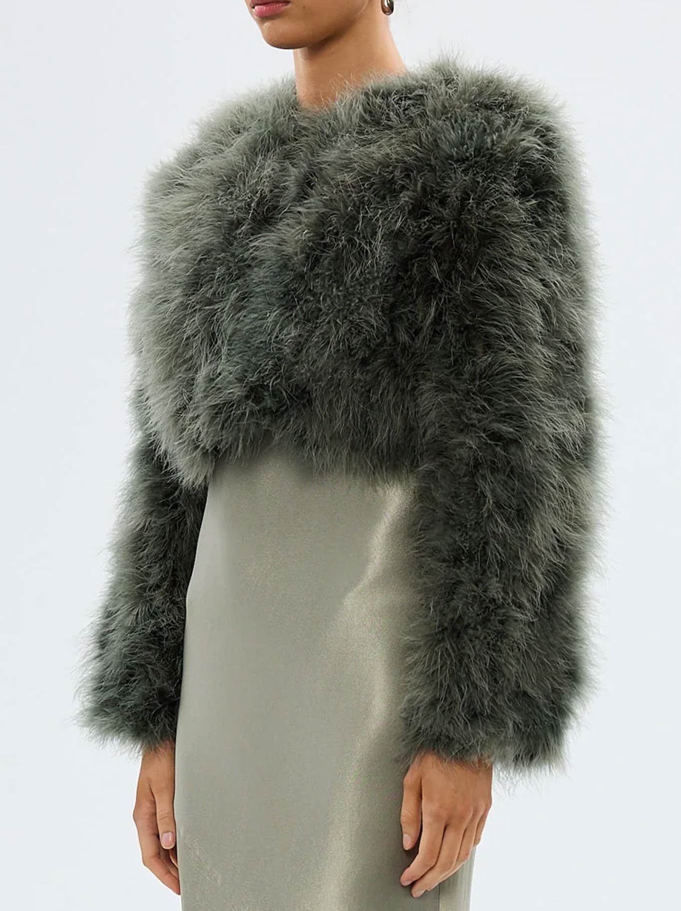 BÜBISH MANHATTAN FEATHER CROP JACKET