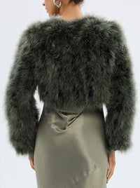 BÜBISH MANHATTAN FEATHER CROP JACKET