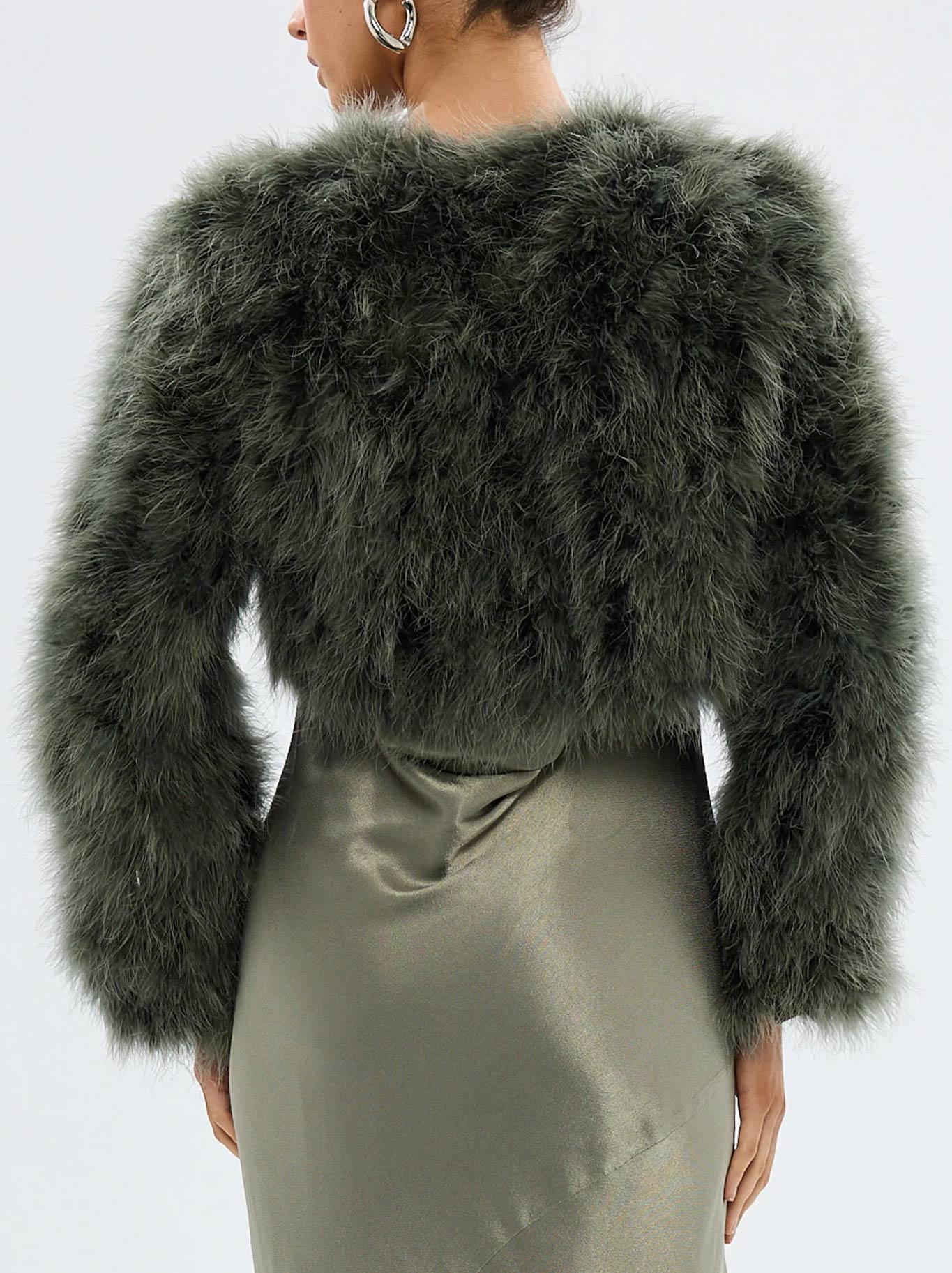 BÜBISH MANHATTAN FEATHER CROP JACKET