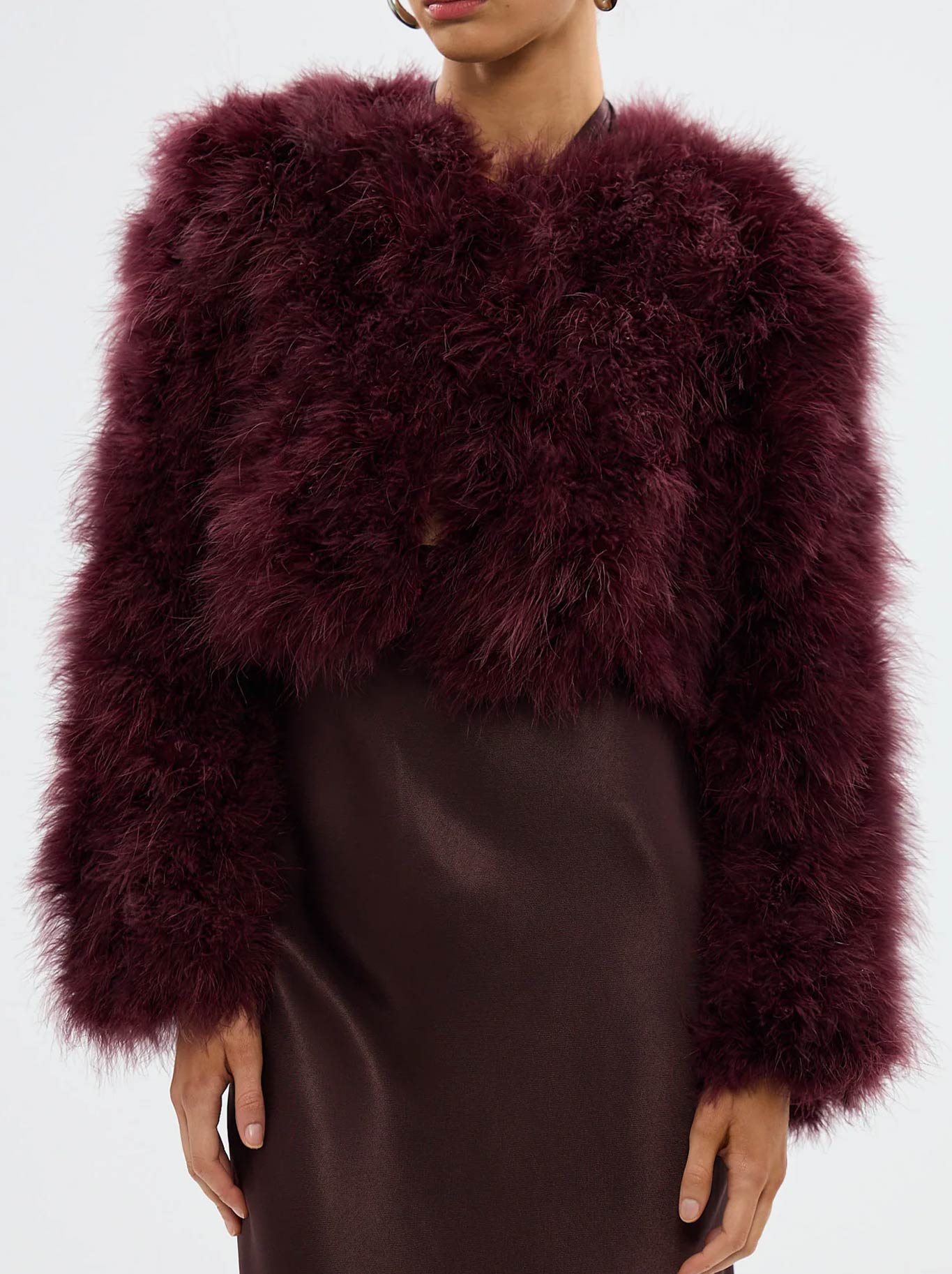 BÜBISH MANHATTAN FEATHER CROP JACKET