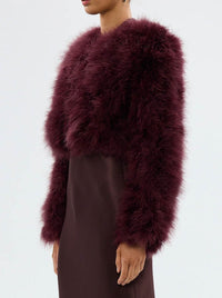 BÜBISH MANHATTAN FEATHER CROP JACKET