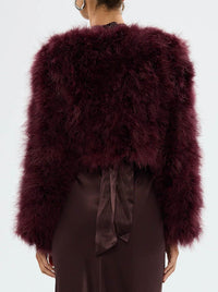 BÜBISH MANHATTAN FEATHER CROP JACKET