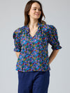 CAKE TIE NECK BLOUSE