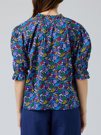 CAKE TIE NECK BLOUSE
