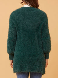 CAROLINE K MORGAN EYELASH LONG CARDI