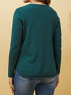 CAROLINE K MORGAN CURVED HEM KNIT