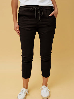 CAROLINE K MORGAN JOGGER PANTS WITH TIE