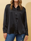 CAROLINE K MORGAN SATIN SHIRT