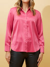 CAROLINE K MORGAN SATIN SHIRT