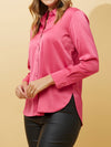 CAROLINE K MORGAN SATIN SHIRT