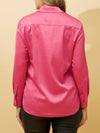 CAROLINE K MORGAN SATIN SHIRT