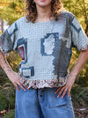 CIRCULAR BY M.A DAINTY REVERSIBLE RULAN TOP
