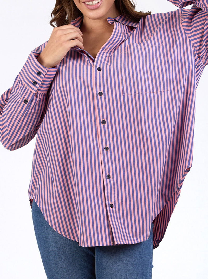 ELM LILA STRIPE SHIRT