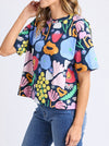 ELM x MADELEINE STAMER FLOWER MEDLEY TEE