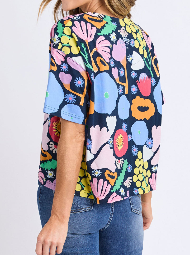 ELM x MADELEINE STAMER FLOWER MEDLEY TEE