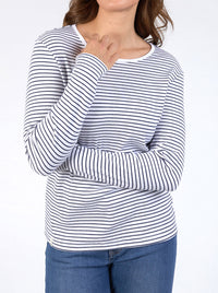 ELM HAYLEY RIB LONG SLEEVE TEE