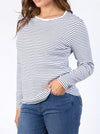 ELM HAYLEY RIB LONG SLEEVE TEE