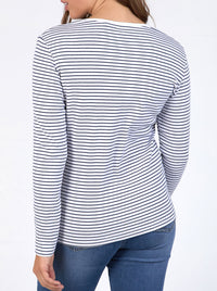 ELM HAYLEY RIB LONG SLEEVE TEE