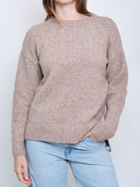 ENNI HI LOW CREW NECK SWEATER