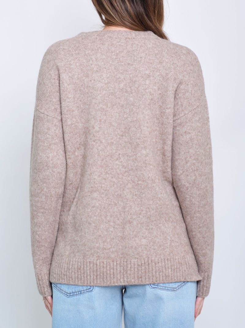 ENNI HI LOW CREW NECK SWEATER