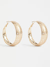 ELK HULLE LARGE HOOP EARRING