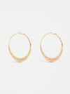 ELK SOLF METALLIC HOOP EARRING