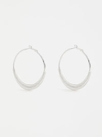 ELK SOLF METALLIC HOOP EARRING