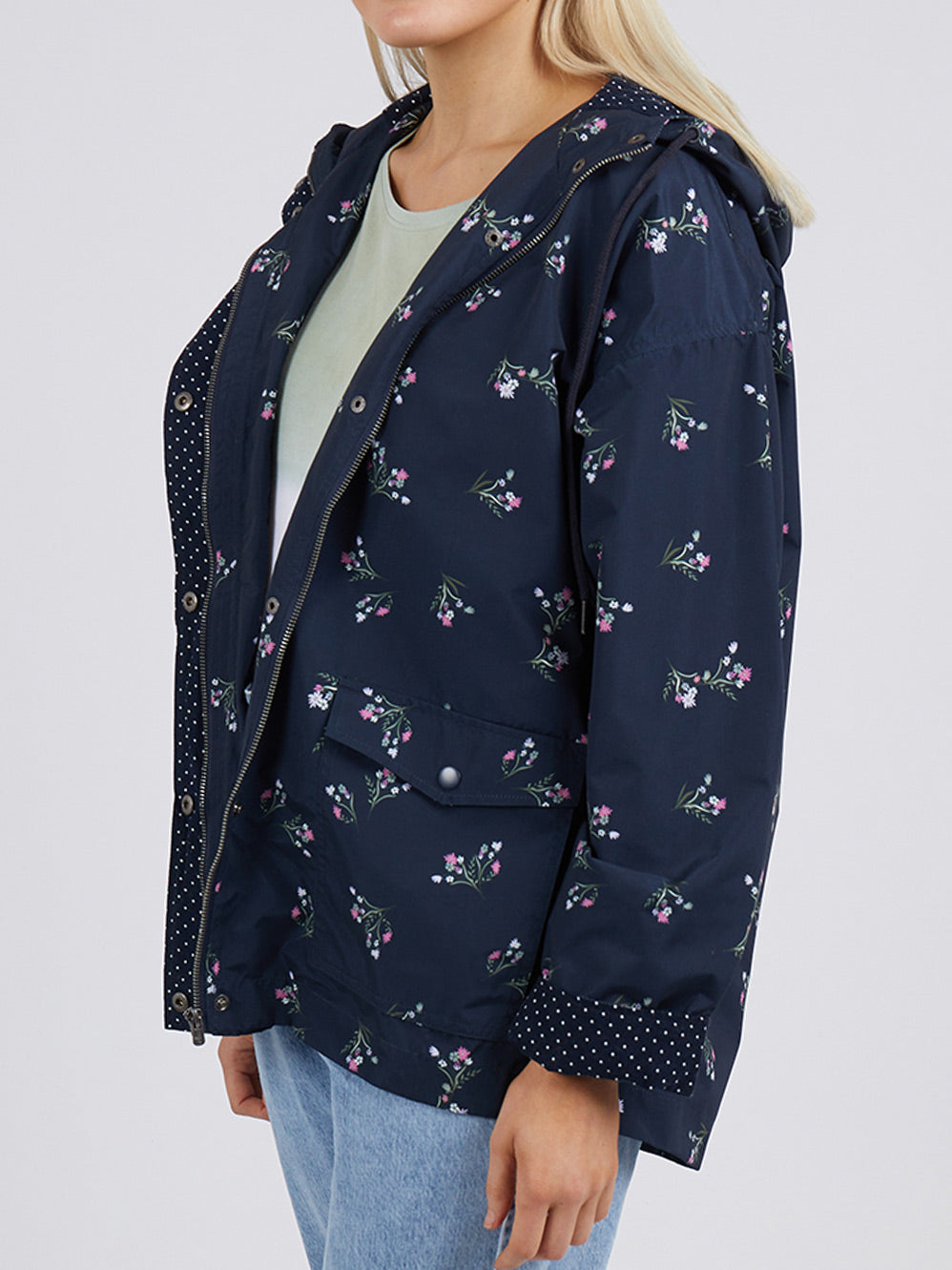 ELM JOLIE FLORAL RAINCOAT