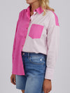 ELM DELIA SPLICED SHIRT